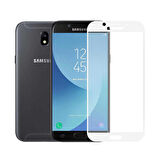 Samsung Galaxy J3 Pro Uyumlu Kenarları Kırılmaya Dayanıklı Cam Ekran Koruyucu