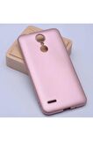 LG K9 Uyumlu Kılıf Premier Silikon Kapak Rose Gold