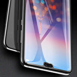Huawei P20 Pro Uyumlu Kenarları Kırılmaya Dayanıklı Cam Ekran Koruyucu