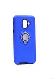 Samsung Galaxy J6 Uyumlu Kılıf Ring Youyou Kapak Mavi