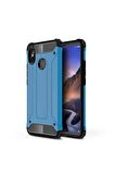 Xiaomi Mi Max 3 Uyumlu Kılıf Crash Silikon Kapak Mavi