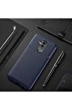 Huawei Mate 20 Lite Uyumlu Kılıf Negro Silikon Kapak Lacivert