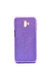 Samsung Galaxy J6 Plus Uyumlu Kılıf Shining Silikon Mor
