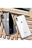 Apple iPhone XS Max Uyumlu Kılıf Rainbow Kapak