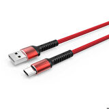 LS63 Type-C Usb Kablo Kırmızı
