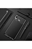 Samsung Galaxy M20 Uyumlu Kılıf Negro Silikon Kapak Siyah