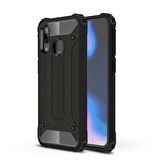 Xiaomi Redmi Note 7 Uyumlu Kılıf Crash Silikon Kapak Siyah