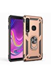 Samsung Galaxy A9 2018 Uyumlu Kılıf Vega Kapak Gold