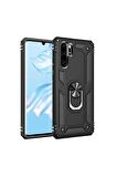 Huawei P30 Pro Uyumlu Kılıf Vega Kapak Siyah