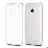 HTC One M7 Uyumlu Kılıf Süper Silikon Kapak