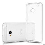 HTC One M7 Uyumlu Kılıf Süper Silikon Kapak