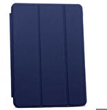 Apple iPad 9.7 2018 (6.Nesil) Uyumlu Tablet Kılıfı Orjinal Katlanabilir Kılıf Lacivert