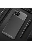Apple iPhone 11 Pro Uyumlu Kılıf Negro Silikon Kapak Siyah