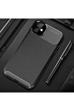 Apple iPhone 11 Uyumlu Kılıf Negro Silikon Kapak Siyah