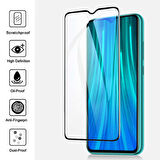 Xiaomi Redmi Note 8 Pro Uyumlu Kenarları Kırılmaya Dayanıklı Cam Ekran Koruyucu