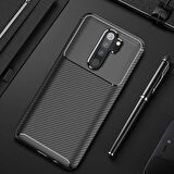 Xiaomi Redmi Note 8 Pro Uyumlu Kılıf Negro Silikon Kapak Siyah