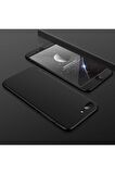 Apple iPhone 8 Plus Uyumlu Kılıf Ays Kapak Siyah