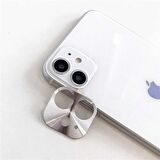 Apple iPhone 11 Uyumlu Metal Kamera Koruyucu Gri