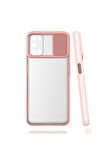 Oppo A92 Uyumlu Kılıf Lensi Kapak Pembe Açık