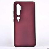 Xiaomi Mi Note 10 Uyumlu Kılıf Premier Silikon Kapak Mürdüm