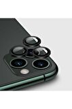 Apple iPhone 11 Pro Uyumlu CL-01 Kamera Lens Koruyucu Siyah