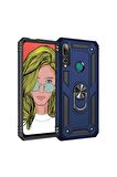 Huawei Y9 Prime 2019 Uyumlu Kılıf Vega Kapak Mavi