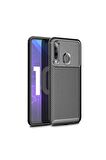 Huawei Honor 20 Lite Uyumlu Kılıf Negro Silikon Kapak Siyah