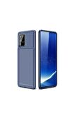 Samsung Galaxy A91 (S10 Lite) Uyumlu Kılıf Negro Silikon Kapak Lacivert