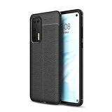 Huawei P40 Uyumlu Kılıf Niss Silikon Kapak Siyah
