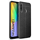 Huawei P40 Lite E Uyumlu Kılıf Niss Silikon Kapak Siyah