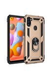Samsung Galaxy A11 Uyumlu Kılıf Vega Kapak Gold