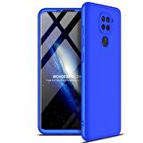 Xiaomi Redmi Note 9 Uyumlu Kılıf Ays Kapak Mavi