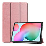 Huawei MatePad T8 Uyumlu Tablet Kılıfı Smart Cover Standlı Akıllı Kılıf Rose Gold
