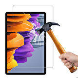 Samsung Galaxy Tab S7 Plus T970 Uyumlu Tablet Temperli Cam Ekran Koruyucu