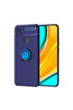 Xiaomi Redmi 9C Uyumlu Kılıf Ravel Silikon Kapak Mavi