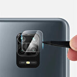 Xiaomi Redmi Note 9 Pro Uyumlu Nano Kamera Koruyucu
