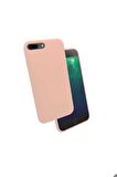 Apple iPhone 8 Plus Uyumlu Kılıf Silk Silikon Pembe