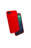 Apple iPhone SE 2020 Uyumlu Kılıf Silk Silikon Kırmızı