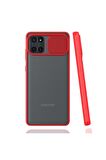 Samsung Galaxy A81 (Note 10 Lite) Uyumlu Kılıf Lensi Kapak Kırmızı