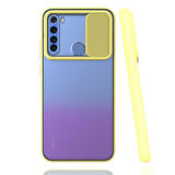 Xiaomi Redmi Note 8 Uyumlu Kılıf Lensi Kapak Sarı