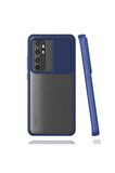 Xiaomi Mi Note 10 Lite Uyumlu Kılıf Lensi Kapak Lacivert