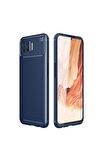 Oppo A73 Uyumlu Kılıf Negro Silikon Kapak Lacivert