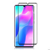 Xiaomi Mi Note 10 Lite Uyumlu Full Yapışkanlı Cam Ekran Koruyucu