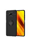 Xiaomi Poco X3 Uyumlu Kılıf Ravel Silikon Kapak Siyah