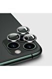 Apple iPhone 12 Pro Max Uyumlu CL-02 Kamera Lens Koruyucu Gümüş