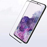 Samsung Galaxy S20 Plus Uyumlu Kavisli Full Yapışkanlı Cam Ekran Koruyucu
