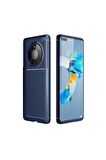 Huawei Mate 40 Pro Uyumlu Kılıf Negro Silikon Kapak Lacivert