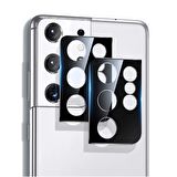 Samsung Galaxy S21 Ultra Uyumlu Kamera Lens Koruyucu Cam Filmi