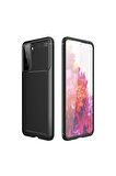 Samsung Galaxy S21 Uyumlu Kılıf Negro Silikon Kapak Siyah