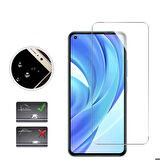 Xiaomi Mi 11 Lite Uyumlu Maxi Glass Temperli Cam Ekran Koruyucu